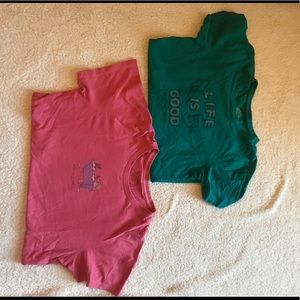 Women’s Life is Good T shirt set!